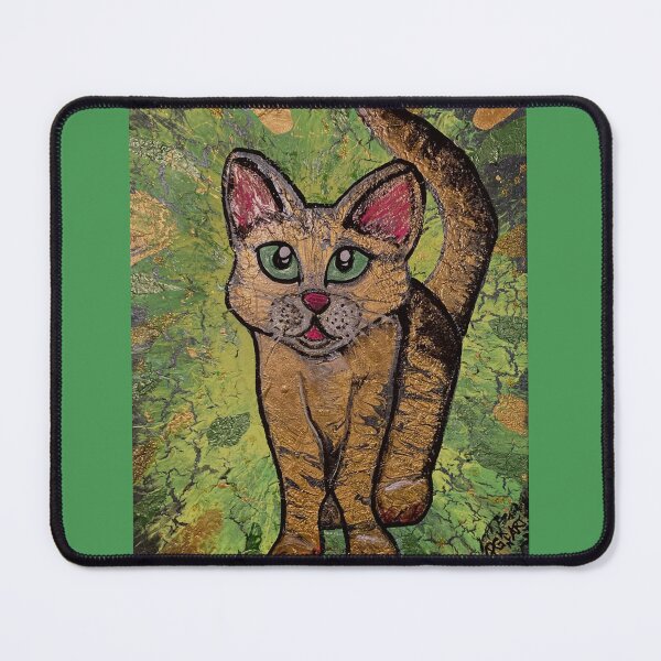 Item preview, Lily Golden Bengal Cat Green Eyes Day designed and sold by PGKINART.