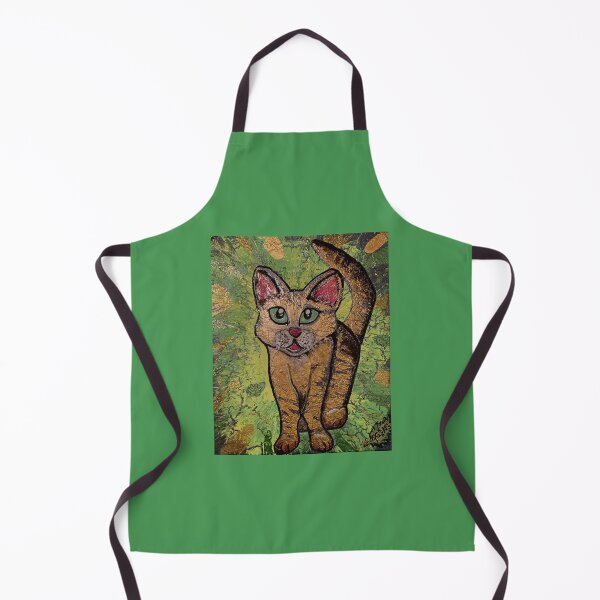 Item preview, Lily Golden Bengal Cat Green Eyes Day designed and sold by PGKINART.