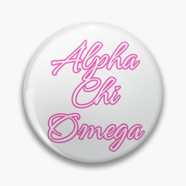Item preview, Alpha Chi Omega Pink Letters designed and sold by sororitysistersco.