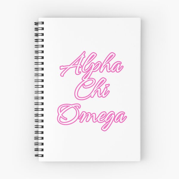 Item preview, Alpha Chi Omega Pink Letters designed and sold by sororitysistersco.