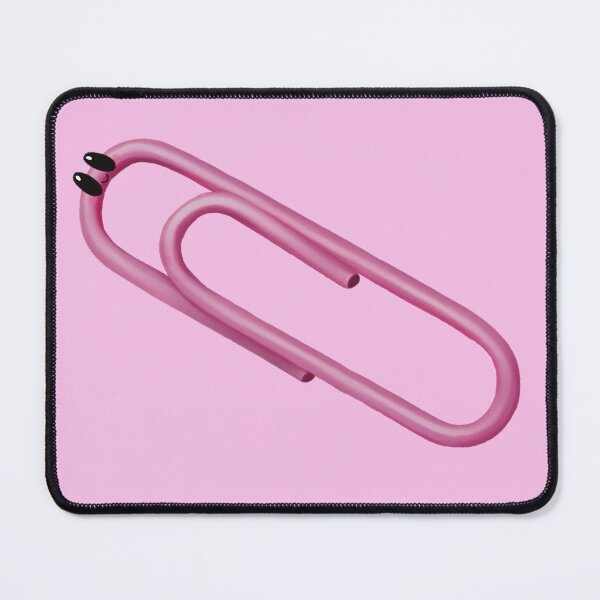 Item preview, Cute Pink Paper Clip - Stationery Office Art Supplies designed and sold by Designs By Amber.