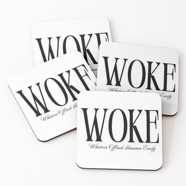 Item preview, WOKE | Whatever Offends Klansmen Easily  designed and sold by NochGoods.