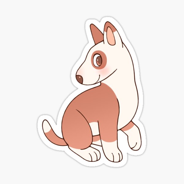 Item preview, Sweet Bull Terrier designed and sold by Dalmata's Spot.
