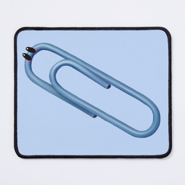 Item preview, Cute Blue Paper Clip - Stationery Office Art Supplies designed and sold by Designs By Amber.
