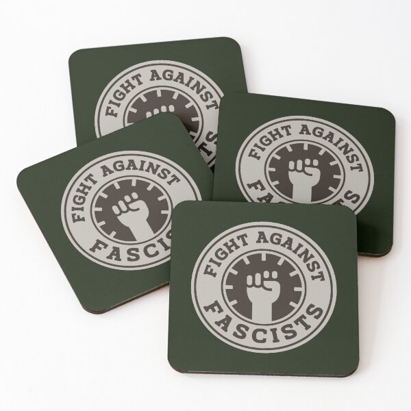 Item preview, always antifascist | Protest AntiTrump AntiElon Home Decor Accessories | designed and sold by Two Otters Co.