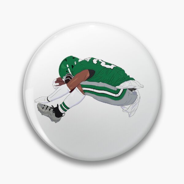 Item preview, Saquon Barkley Backwards Hurdle designed and sold by DreamersMX.