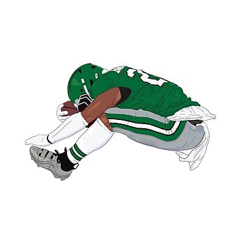 "Saquon Barkley Backwards Hurdle" Sticker for Sale by DreamersMX