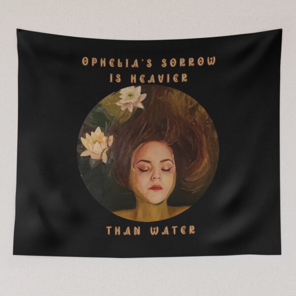 Item preview, Ophelia’s Sorrow  Is Heavier Than Water designed and sold by mirciashop.