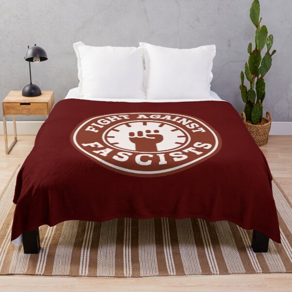 Item preview, always antifascist | Protest AntiTrump AntiElon Home Decor Accessories | designed and sold by Two Otters Co.