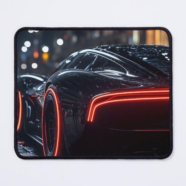 Item preview, Futuristic Car in Neon City. designed and sold by ML-Media.