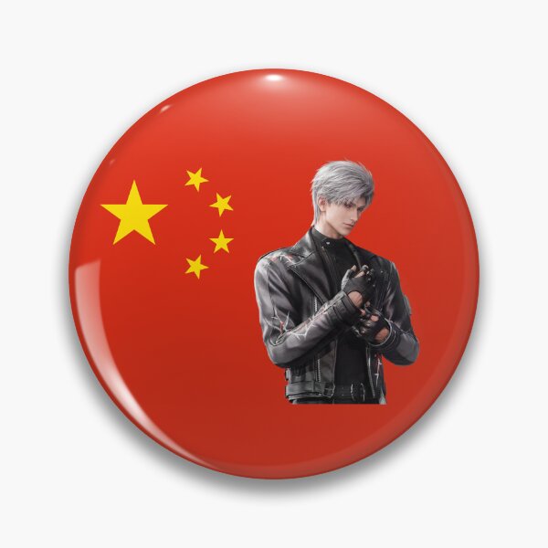 Item preview, Love and Deepspace | Sylus | Otome Game | LADS | Qin Che Sticker | China Flag | Chinese | Sylus Love & Deepspace | Chinese Pride designed and sold by matchaisu.
