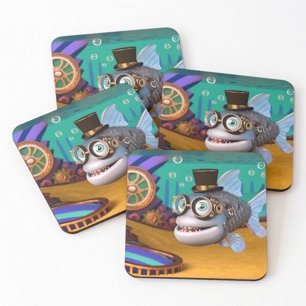 Item preview, Steampunk Archerfish in Retro Adventure designed and sold by Sillytoe.