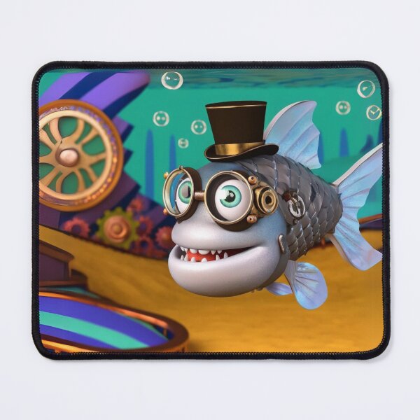Item preview, Steampunk Archerfish in Retro Adventure designed and sold by Sillytoe.
