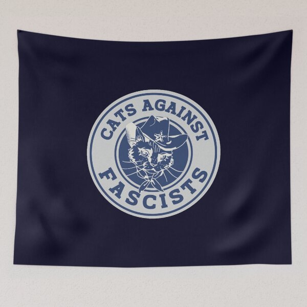 Item preview, always antifascist | Protest AntiTrump AntiElon Home Decor Accessories | designed and sold by Two Otters Co.