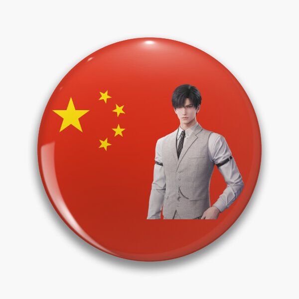 Item preview, Love and Deepspace | Zayne | Otome Game | LADS | Li Shen Sticker | China Flag | Chinese | Zayne Love & Deepspace | Chinese Pride designed and sold by matchaisu.