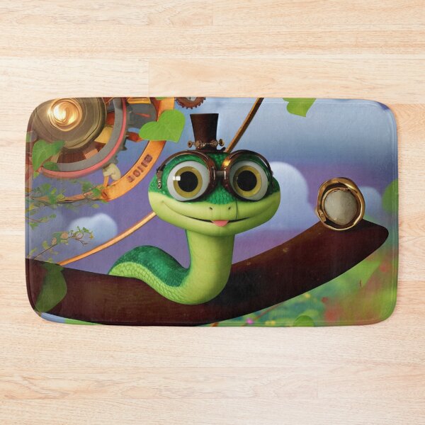 Item preview, Steampunk Asian Vine Snake Art designed and sold by Sillytoe.