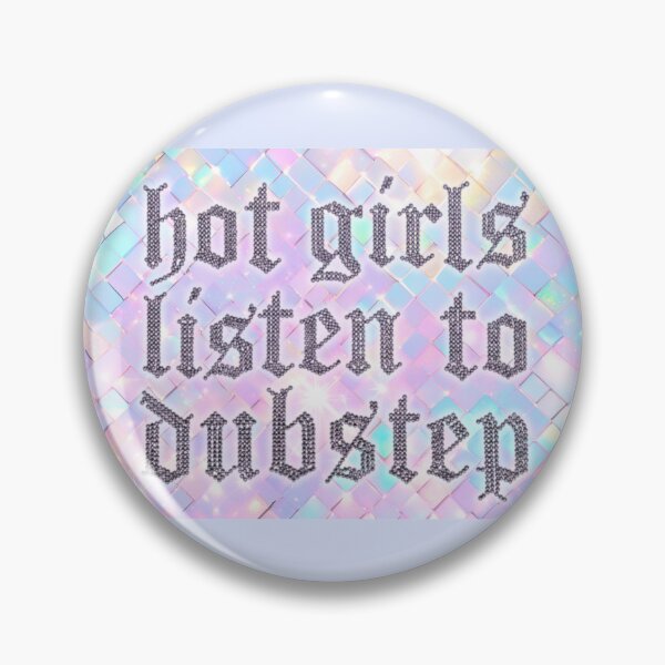 Item preview, Hot Girls Listen to Dubstep Sticker designed and sold by Artbyalie.
