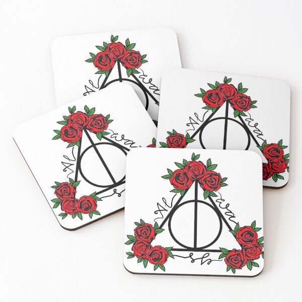 Item preview, Copy of Cloak, wand and stone always, goth roses designed and sold by KhadijaFakhri.