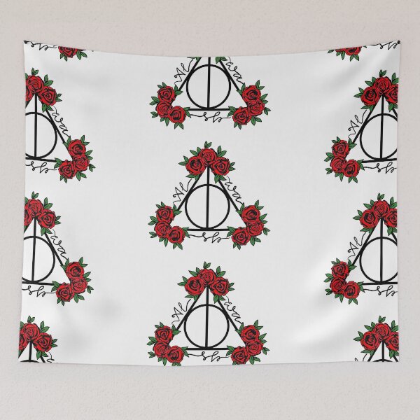 Item preview, Copy of Cloak, wand and stone always, goth roses designed and sold by KhadijaFakhri.