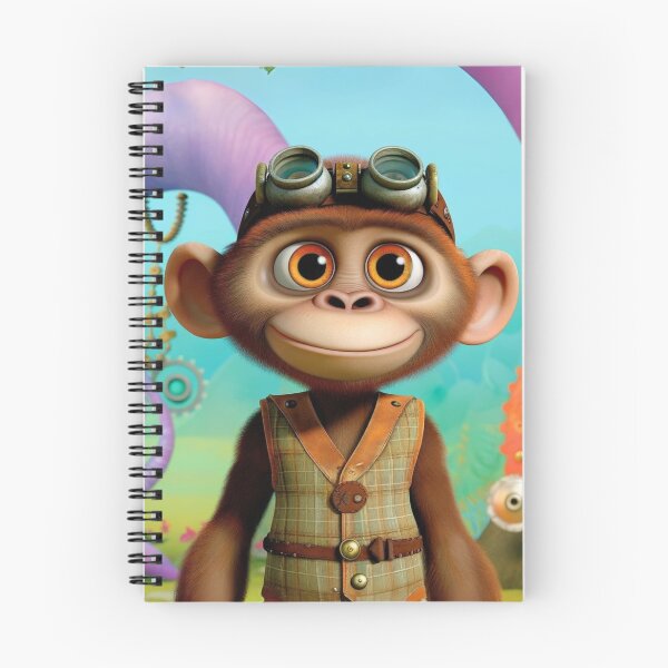 Item preview, Steampunk Australopithecus Monkey Illustration designed and sold by Sillytoe.
