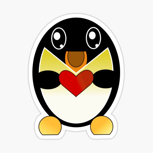 Vista previa del artículo con la obra «Amor Pingüino», diseñado y vendido por ShirtLang.