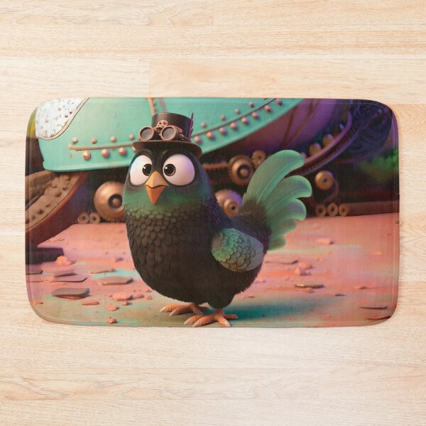 Item preview, Steampunk Australorp Chicken Illustration designed and sold by Sillytoe.