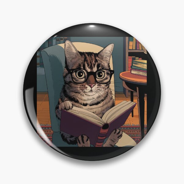 Item preview, The Bookish Feline designed and sold by ShoretheBore.