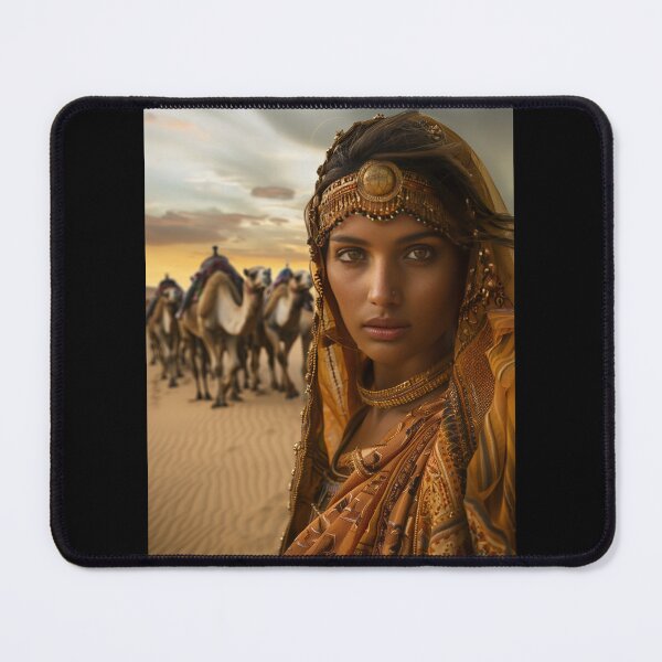 Item preview, Caravan Leader – The Queen of the Desert designed and sold by ArtVibeCo.