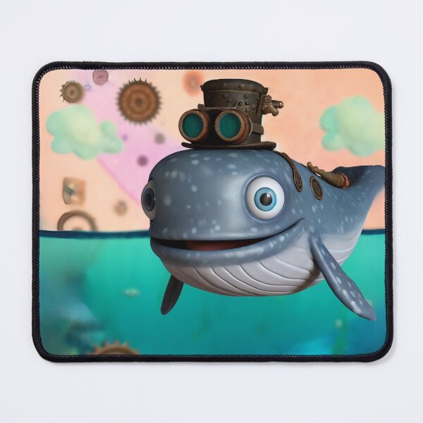 Item preview, Steampunk Baleen Whale Adventure Art designed and sold by Sillytoe.