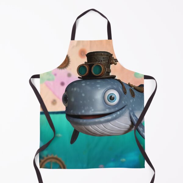 Item preview, Steampunk Baleen Whale Adventure Art designed and sold by Sillytoe.