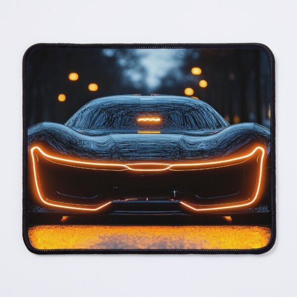 Item preview, Futuristic Car on Wet Road. designed and sold by ML-Media.