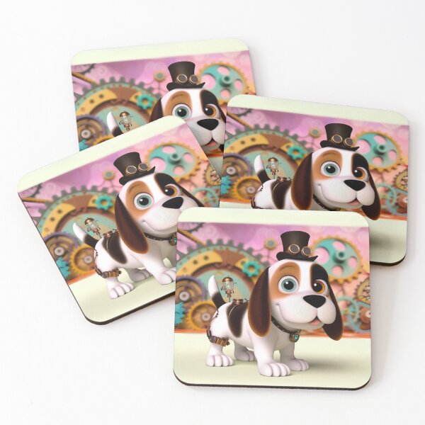 Item preview, Steampunk Beabull Dog Illustration designed and sold by Sillytoe.