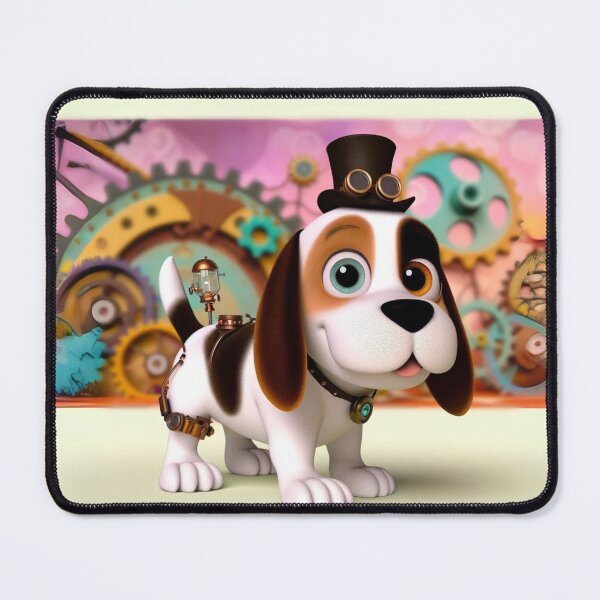 Item preview, Steampunk Beabull Dog Illustration designed and sold by Sillytoe.