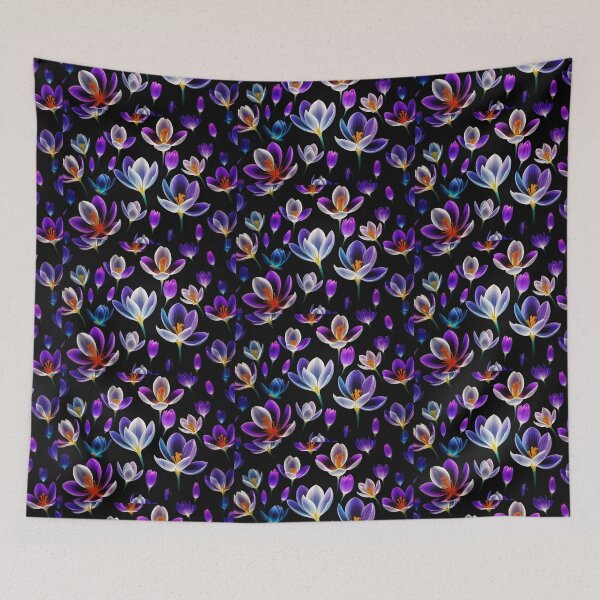Item preview, Pretty Crocus Neon Design 03 designed and sold by Freestyle Designs.