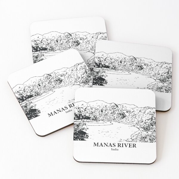 Item preview, Manas River - India designed and sold by Lakeric Cityscapes.