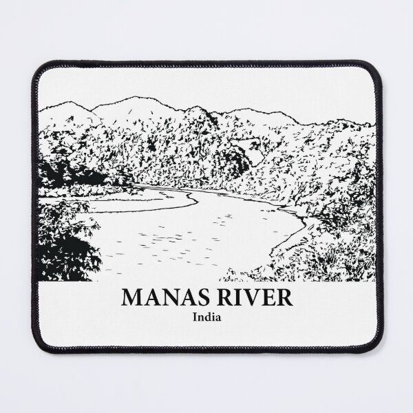 Item preview, Manas River - India designed and sold by Lakeric Cityscapes.