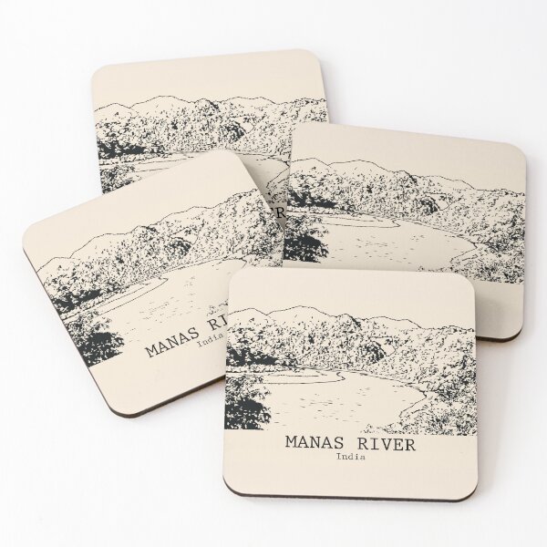 Item preview, Manas River - India designed and sold by Lakeric Cityscapes.