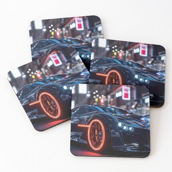 Item preview, Neon Car in Futuristic City. designed and sold by RGShirtWorks.