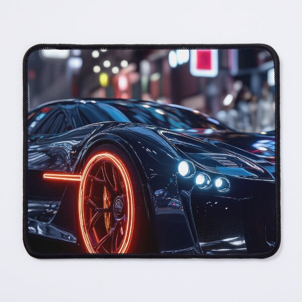 Item preview, Neon Car in Futuristic City. designed and sold by RGShirtWorks.