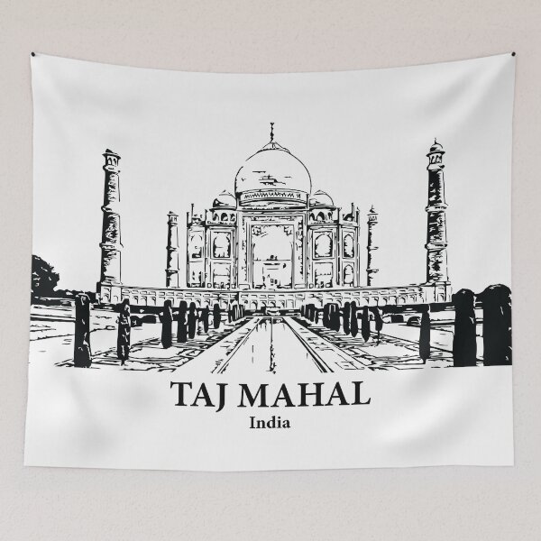 Item preview, Taj Mahal - India designed and sold by Lakeric Cityscapes.