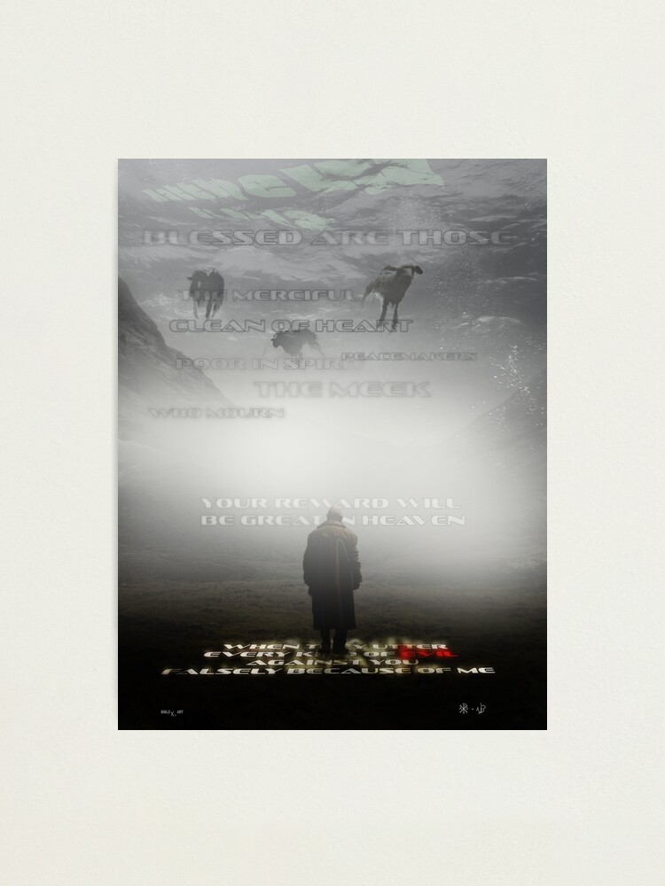 Thumbnail 1 of 3, Photographic Print, Blessed are Those (The Beatitudes) designed and sold by nathanblixt.