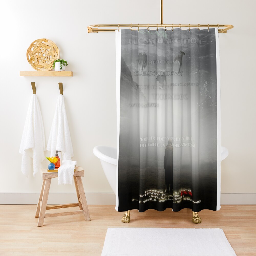 Item preview, Shower Curtain designed and sold by nathanblixt.