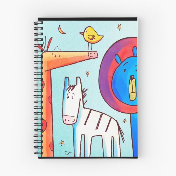 Item preview, zoo with colorful animals designed and sold by eva-daniil.