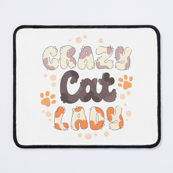 Item preview, CRAZY CAT LADY designed and sold by LettersCraft.