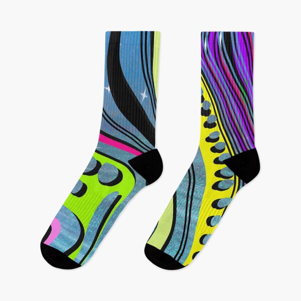 Item preview, Fabric neon techno designed and sold by ArtKseniia.