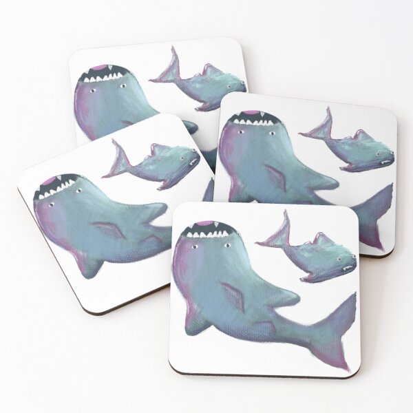 Item preview, sharks designed and sold by pompompurvin.