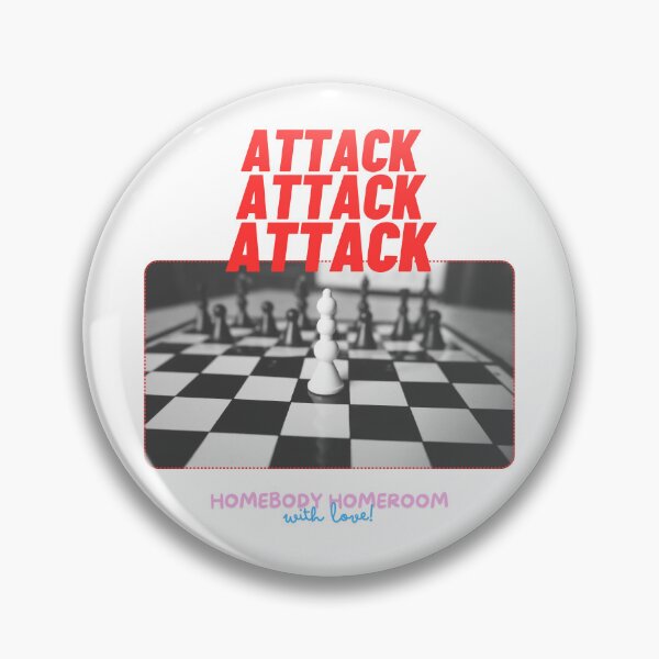 Item preview, Attack, Attack, Attack! Chess Games designed and sold by HOMEBODYHOMEROO.