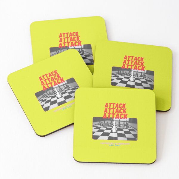 Item preview, Attack, Attack, Attack! Chess Games designed and sold by HOMEBODYHOMEROO.