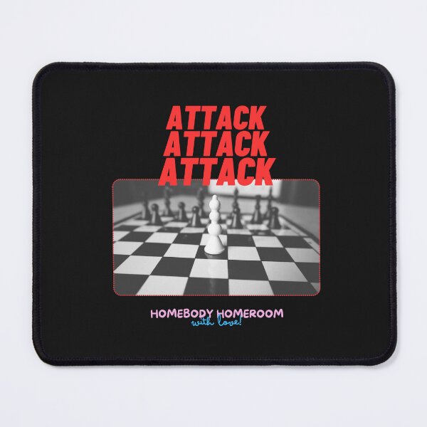 Item preview, Attack, Attack, Attack! Chess Games designed and sold by HOMEBODYHOMEROO.