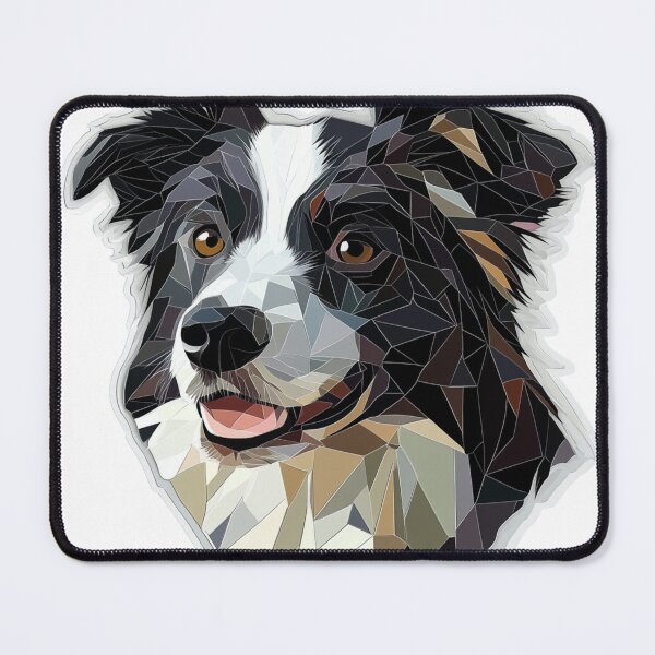 Item preview, Border Collie Geometric designed and sold by NicolasGlowArt.